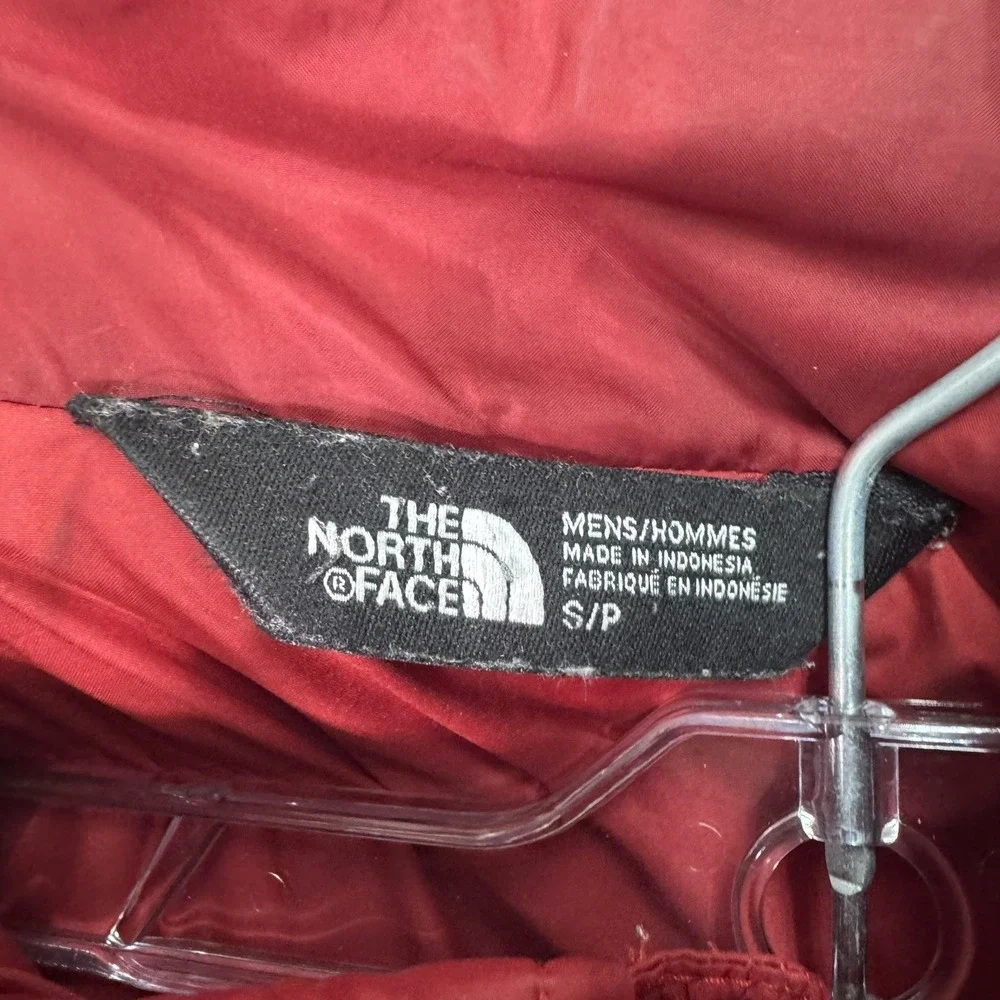 The North‎ Face ThermoBall Eco Jacket Mens Small Red Quilted Puffer Full Zip